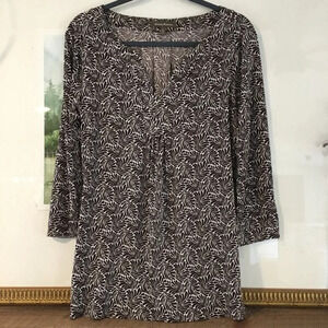 Tommy Bahama Blouse Shirt Top Printed 3/4‎ Sleeve